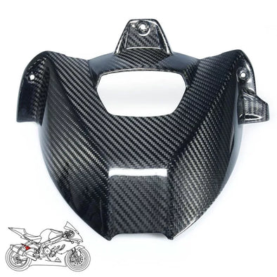 BMW S1000RR Carbon Rear Splash Guard, Glossy, 09-18 