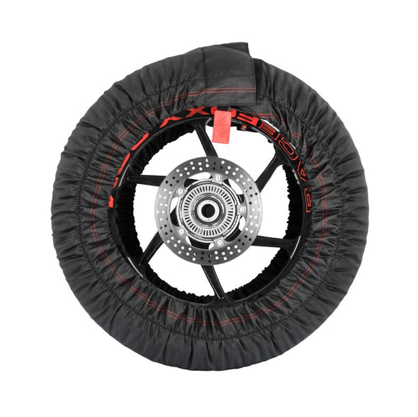 Mantas térmicas para neumáticos de moto BASIC 80°C, SUPERMOTO Negro