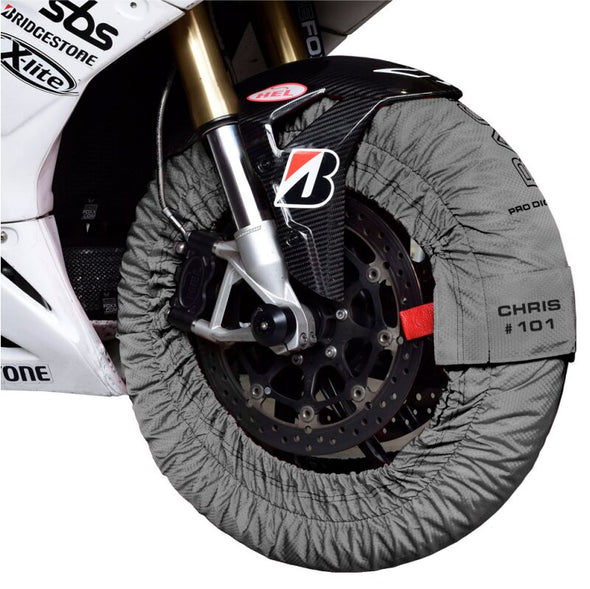 Couvertures chauffantes pneus moto PRO DIGITAL jusqu'à 99°C SUPERBIKE Gris