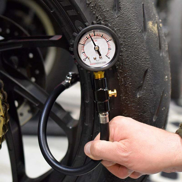 Manomètre ANALOGUE S, Jauge pression pneu Professionnel avec raccord breveté