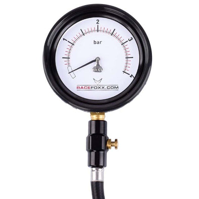 ANALOGER XL-Manometer, Profi-Reifendruckmesser mit patentiertem Anschluss