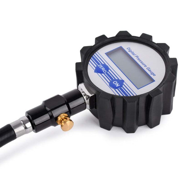 Manomètre DIGITAL, Jauge pression pneu Professionnel avec raccord breveté