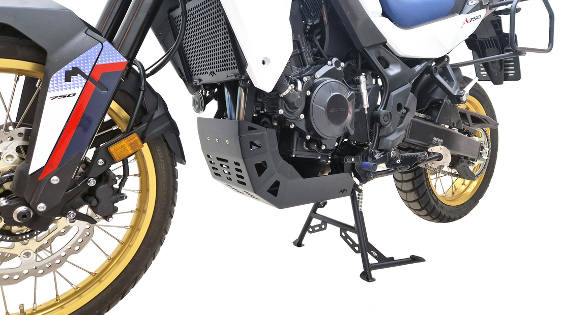 Honda Transalp 750 Black Engine Skid Plate (2023-2025) – BPA