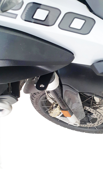 Support Universel Pour Feux Antibrouillard LED Moto - Compatible BMW R 1200/1250 GS Adventure (2014-2022), En Alliage D'aluminium Noir - 9