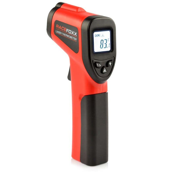 Thermomètre laser - 50 à 380°C, rouge-noir