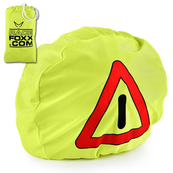 Triángulo de advertencia de avería, emergencia, bolsa para casco de motocicleta.