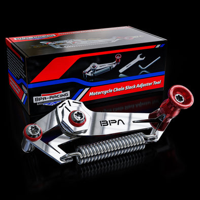 BPA RACING FRANCE – Rotes Werkzeug zum Einstellen der Kettenspannung für Motorräder